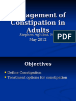 Assessment of Constipation in Adults