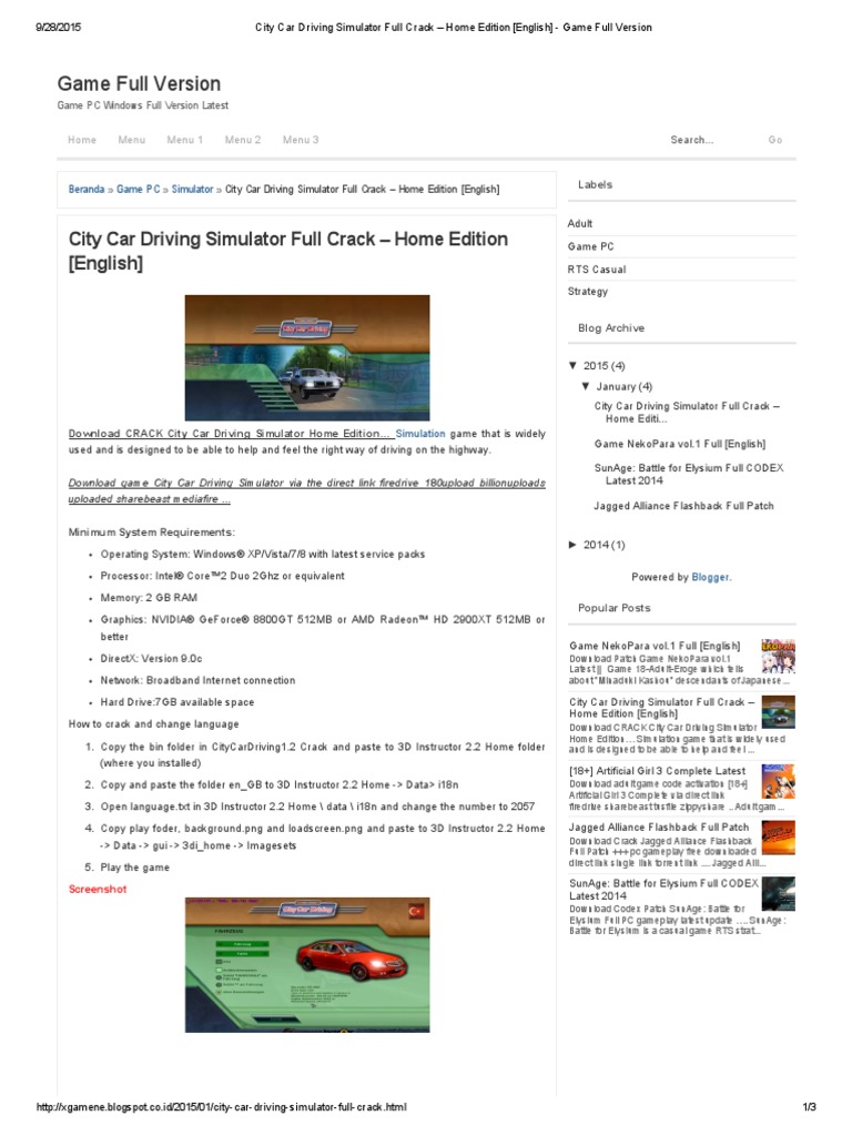 City car driving simulator home edition activation key office 2016