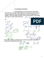 3.4: Exponential and Logarithmic Equations