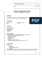 Method of Bored Piling Work Botanica Residence Project: Proposal Bore Pile