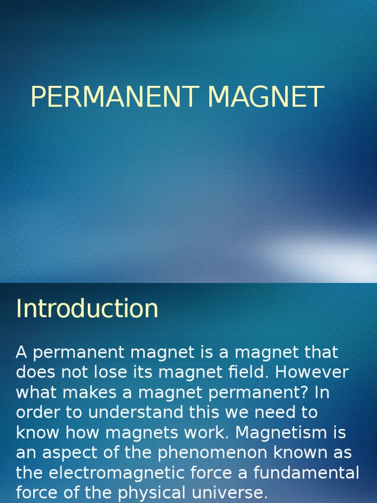 Permanent Manufacturers in India PDF