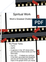 Spiritual Work: Work's Greatest Challenge