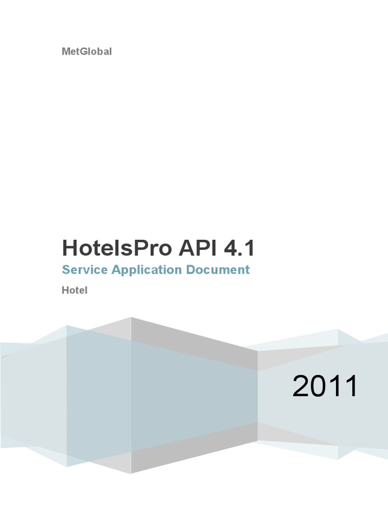 HotelsPro XML Booking System 4 1 | PDF | Application Programming ...