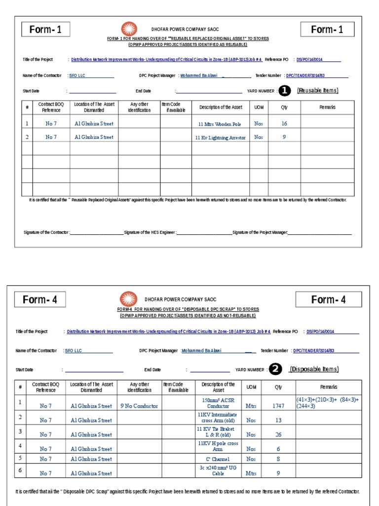 CO353 Return Form | PDF | Electricity | Electrical Engineering