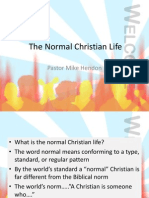 The Normal Christian Life