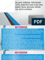 Evaluasi Kinerja dan Peningkatan Kualitas Kerja