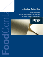 Industry Guideline: Paper & Board Materials and Articles For Food Contact