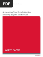 White Paper: Automating Your Data Collection: Reaching Beyond The Firewall