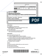 June 2009 QP - Unit 2 Edexcel Biology