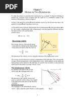 Chapter 4 Motion in Plane