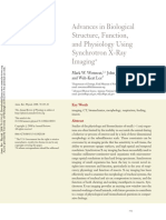 Advances in Biological Structure, Function, and Physiology Using Synchrotron X-Ray Imaging