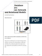Models of Database Architecture_ Hierarchical, Network and Relational Models
