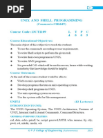 UNIX & SHELL Programming