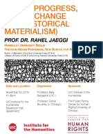 Moral Progress, Social Change (And Historical Materialism) : Prof. Dr. Rahel Jaeggi