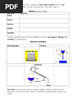 Yr8 Chem Super Summary