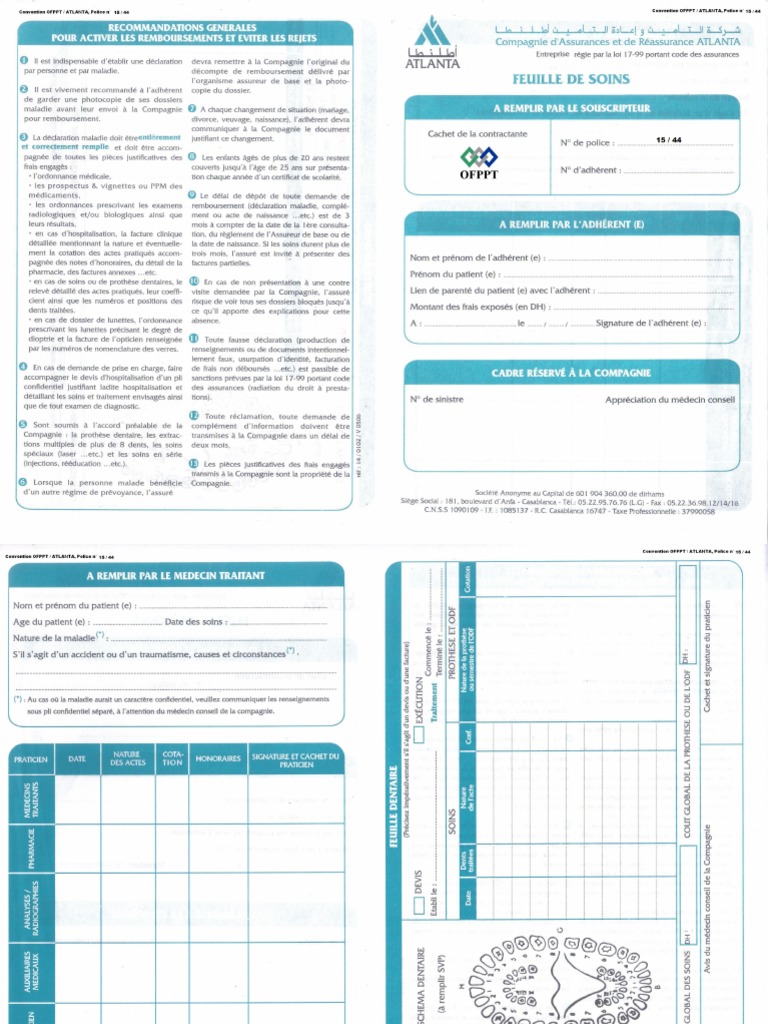 Pdf Telecharger Feuille De Maladie Mutuelle Des Forces Armees Royales Gratuit Pdf Pdfprof Com