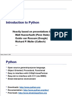 An Introduction to Python