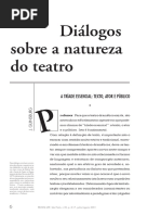 Diálogos sobre a natureza do teatro