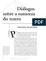Diálogos sobre a natureza do teatro