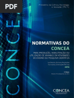 Normativas Do CONCEA Para Produção, Manutenção Ou Utilização de Animais Em Atividades de Ensino Ou Pesquisa Científica