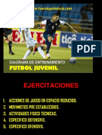 Diagrama de Entrenamiento de Futbol