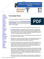 Corrosion Facts