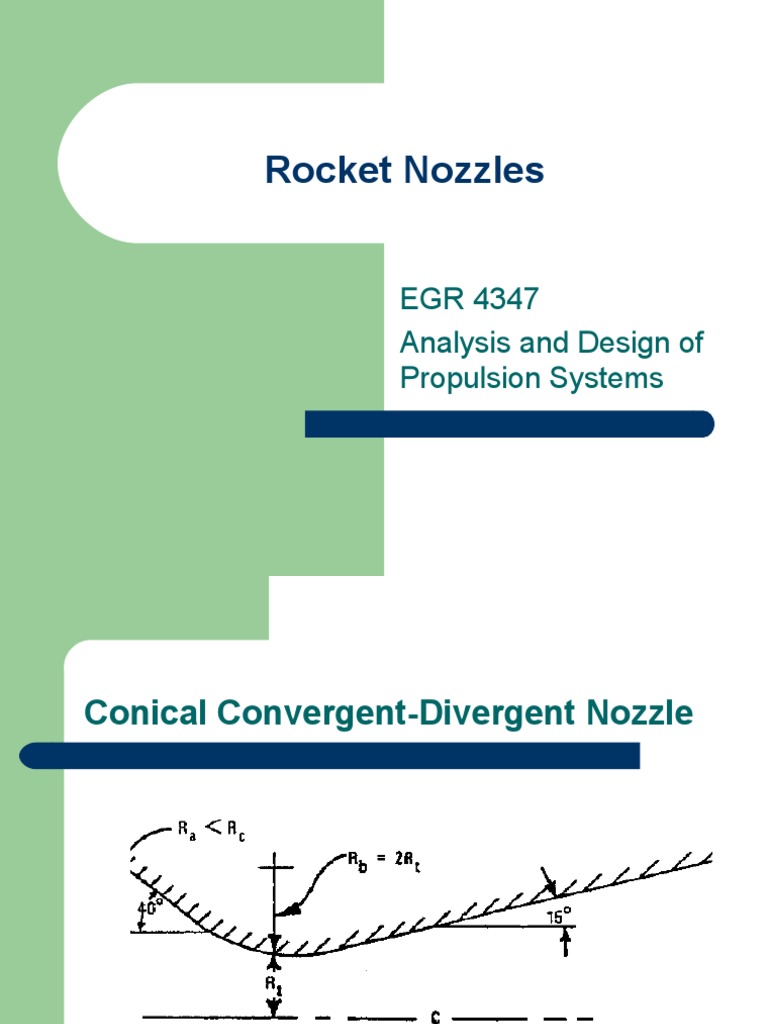 Rocket Nozzle Design and Types | PDF
