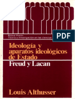 Althusser. Ideología y Aparatos Idológicos de Estado. Freud y Lacan.