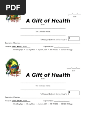 Gift Certificate