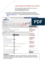 CÓMO GUARDAR UNA PÁGINA DE INTERNET EN EL DIARIO