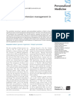 personalized hypertension management