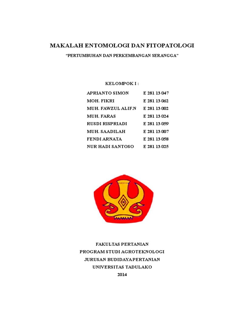 Makalah Pertumbuhan Dan Perkembangan Serangga