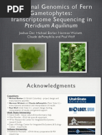Download Functional Genomics of Fern Gametophytes Transcriptome SequencinginPteridium aquilinum by Joshua Der SN29371971 doc pdf