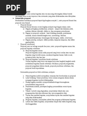 Materi Bahasa Indonesia Proposal