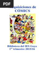 Adquisiciones Comics