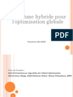 Algorithme Hybrid Pour Une Optimisation Globale