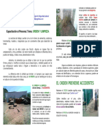 Orden y Limpieza en Obra PDF