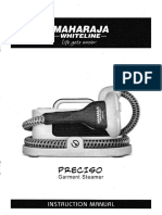 Maharaja GS-100 Garment Steamer - Instruction Manual - Page 01