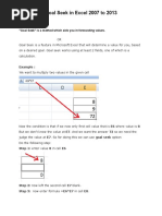 Goal Seek in Excel