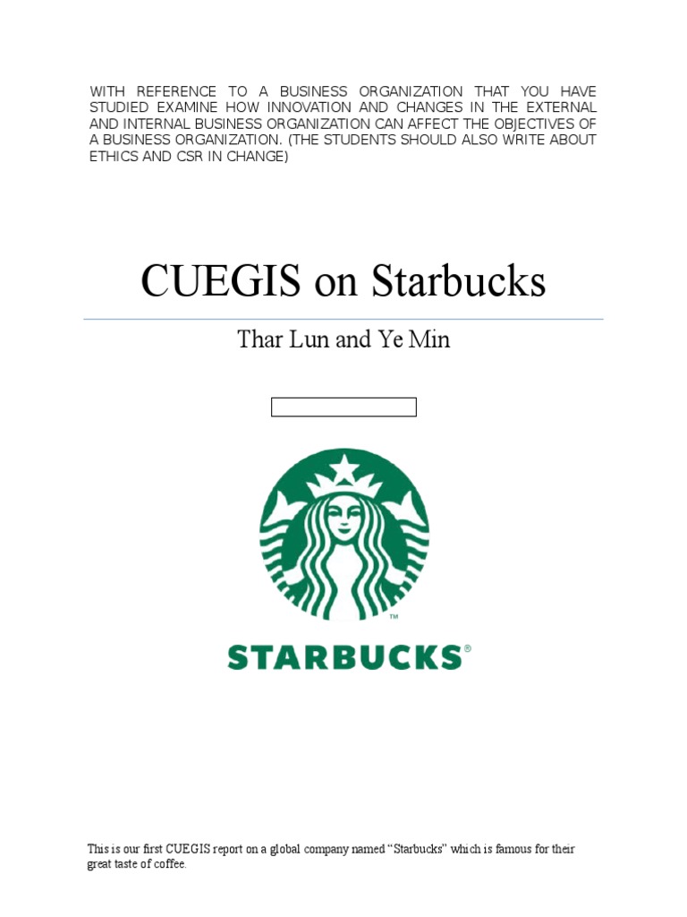 Starbucks cuegis essay 06 picture