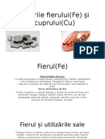 Chimie (Fier Si Cupru)