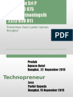 Presentasi Mata Kuliah Technopreneurship