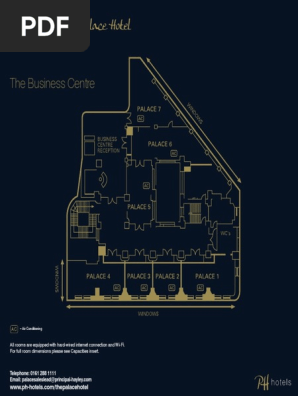 Palace Floor Plan And Capacity Chart Internet Access