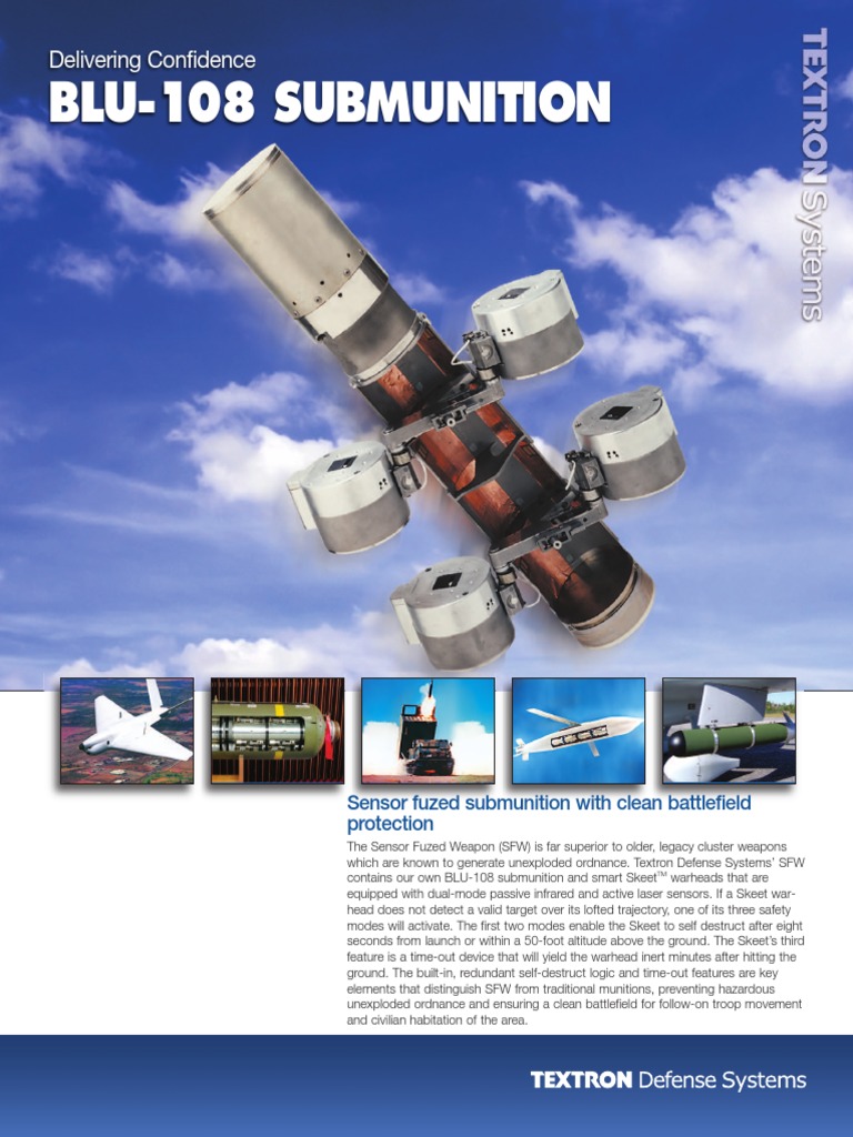 Blu108 Datasheet | PDF | Cluster Munition | Missile