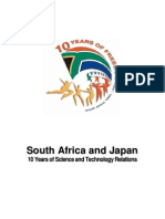 South Africa-Japan Science and Technology Relations