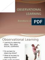 Observational Learning