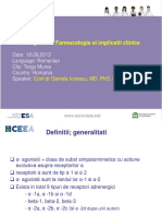 Daniela Ionescu Alfa 2 Agonistii Farmacologie Si Implicatii Clinice
