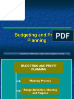 Budgeting and Profit Planning 101