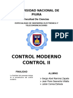 Teoría de Control Moderna