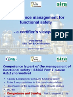 T6A Competence For Functional Safety